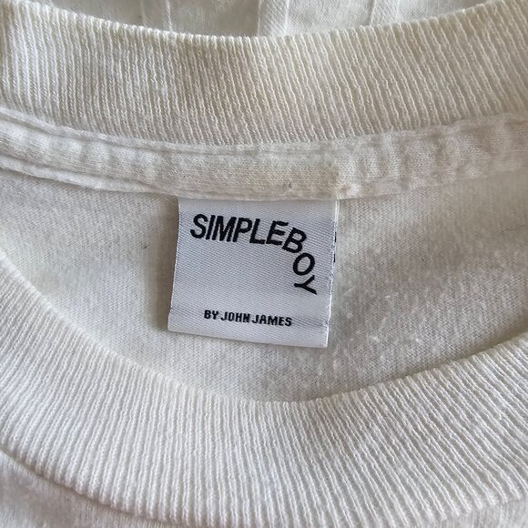 Simpleboy Straights Longsleeve - 2018 - White w/ Graphic - Sz M - Picture 3 of 12
